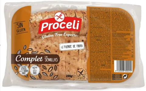 Chleb Kanapkowy z Ziarnami Bezglutenowy 280 g - Proceli