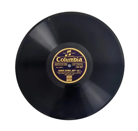 The New Century Quartette: Nursey Rhymes - Medley Part 1/2 DB327 Columbia