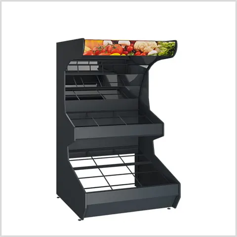 Regał warzywny metalowy duży 210 - Antracyt