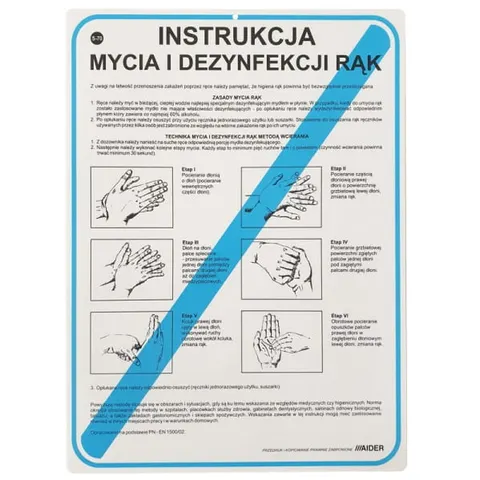 Instrukcja mycia i dezynfekcji rąk