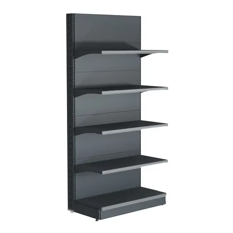 Regał przyścienny typ2 210 cm, 5 półek, podstawa 40 cm