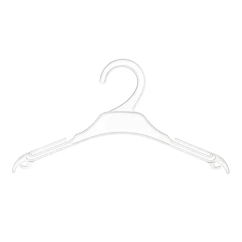Wieszak dziecięcy z zaczepami 25 cm - Przezroczysty