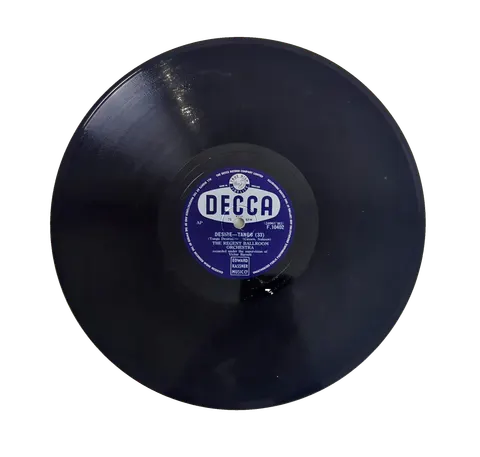 The Regent Ballroom Orch.: Desire / Midnight Tango F10402 Decca