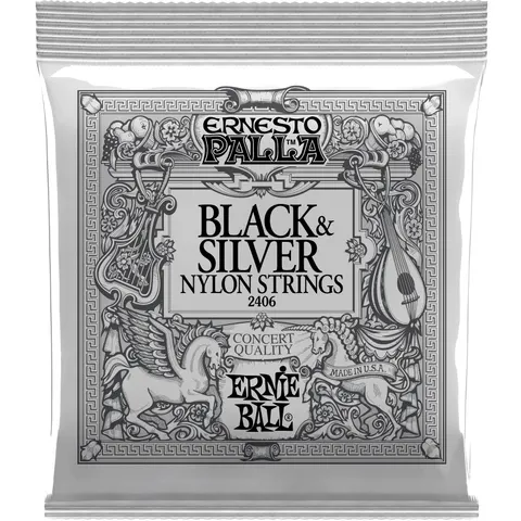 Ernie Ball Ernesto Palla Normal Tension Black Nylon