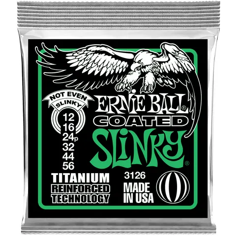 Ernie Ball (12-56) Not Even Slinky Coated Titanium