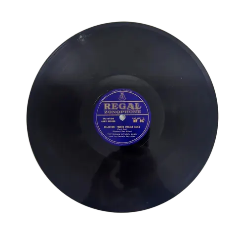 Tottenham Citadel Band : Neath Italian Skies Part I / Part II MF407 Regal Zonophone