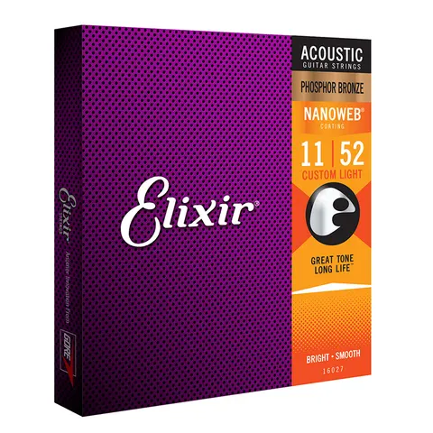 Elixir NanoWeb (11-52) Phosphor Bronze