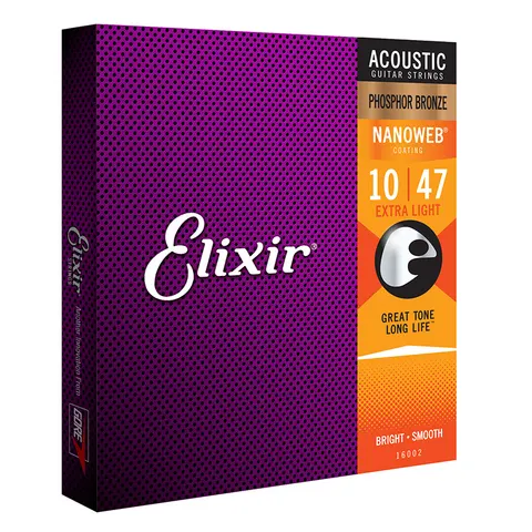 Elixir NanoWeb (10-47) Phosphor Bronze