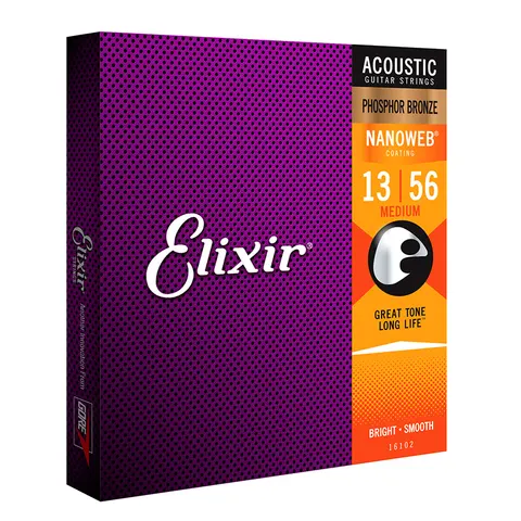 Elixir NanoWeb (13-56) Phosphor Bronze