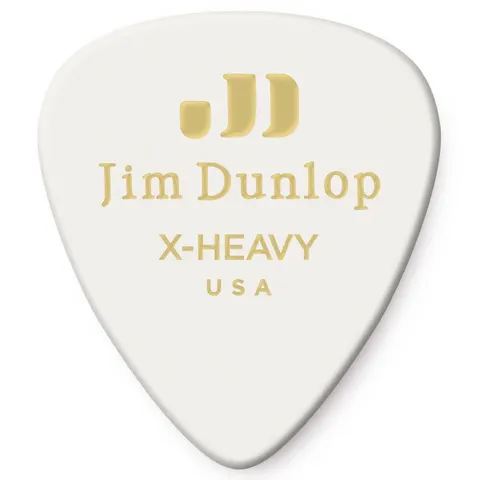 Dunlop Celluloid White Extra Heavy