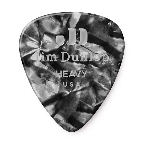 Dunlop Celluloid Black Pearl Medium