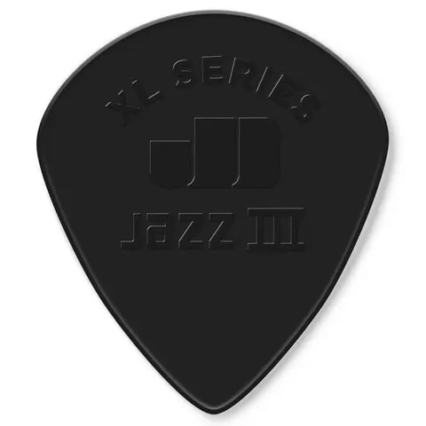 Dunlop Nylon Jazz III XL 1.38 mm Black