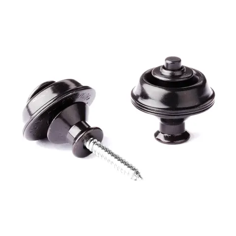 Straplok Dunlop Dual Design Black Finish
