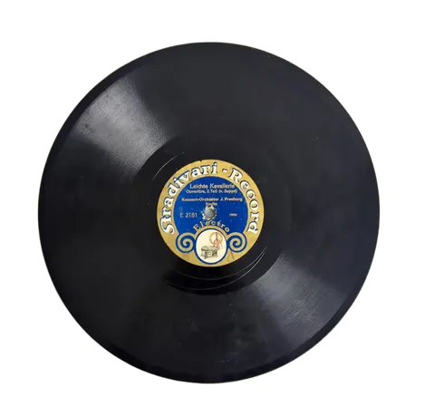 Konzert-Orchester J. Presburg Berlin: Leichte Kavallerie. Ouvertuere, 1, 2 Teil E2181 Stradivari Record
