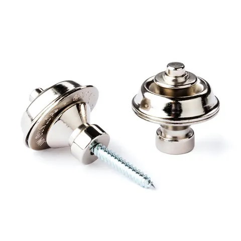 Straplok Dunlop Traditional Nickel Finish
