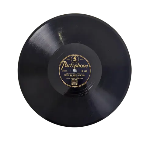 Eddie Land's Orch.: Freeze An' Melt / West End Blues R448 Parlophone