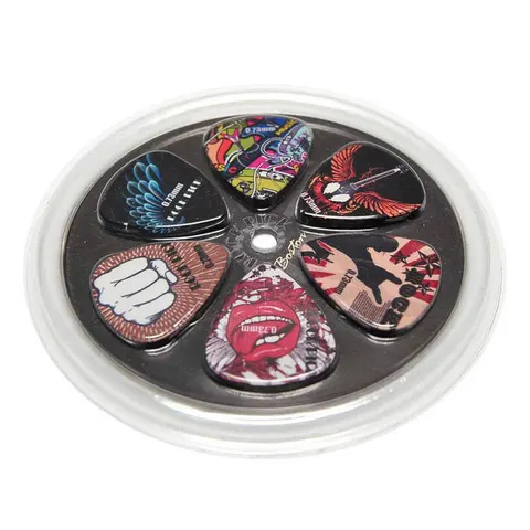Zestaw 6 Kostek Boston Rock Picks 0.73 mm