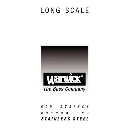Warwick Red Label Stainless Steel .175w Taper Core