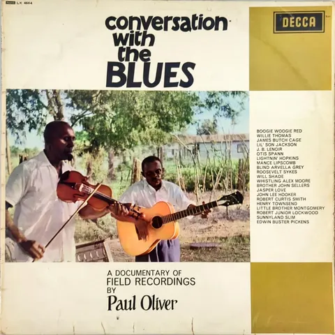 Paul Oliver Conversation With The Blues (A Documentary Of Field Recordings) LP LK4664 good