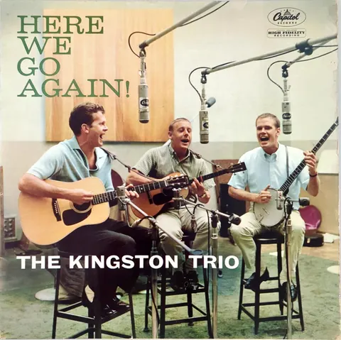 The Kingston Trio Here We Go Again! LP T1258 VG-