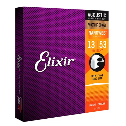 Elixir NanoWeb HD (13-53) Phosphor Bronze
