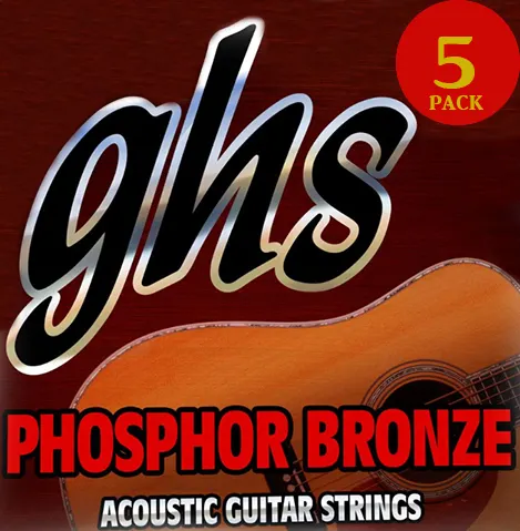 GHS (13-56) Phosphor Bronze 5-pack