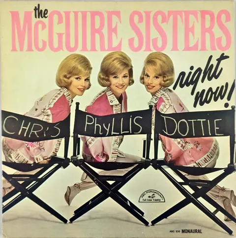 The McGuire Sisters Right Now! LP ABC530 VG
