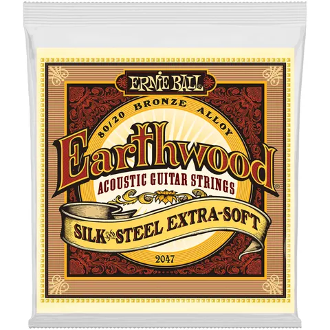 Ernie Ball (10-50) Earthwood 80|20 Bronze Silk & Steel