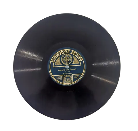 Peter Dawson: Bells of The Sea / Beyond The Sunset 2597 Zonophone Record