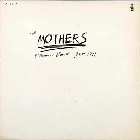 The Mothers Fillmore East - June 1971 LP K44150 VG+