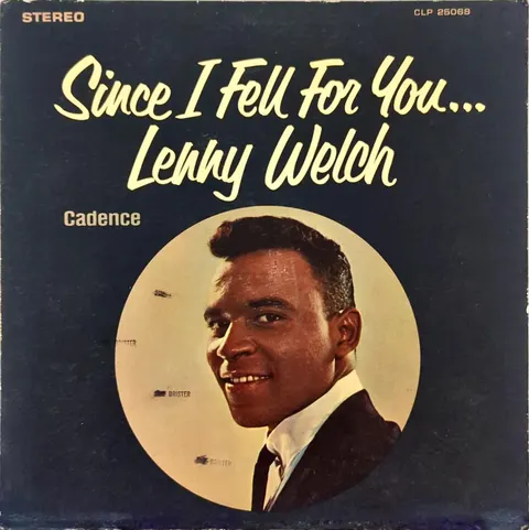 Lenny Welch Since I Fell For You LP CLP25068 Good