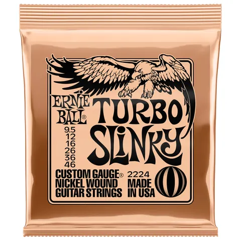 Ernie Ball (9.5-46) Turbo Slinky Custom Gauge