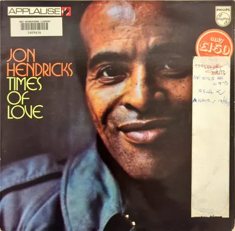 Jon Hendricks Times Of Love LP 6414302 VG-