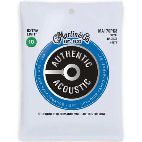 3-Pack Martin (10-47) Authentic Acoustic SP