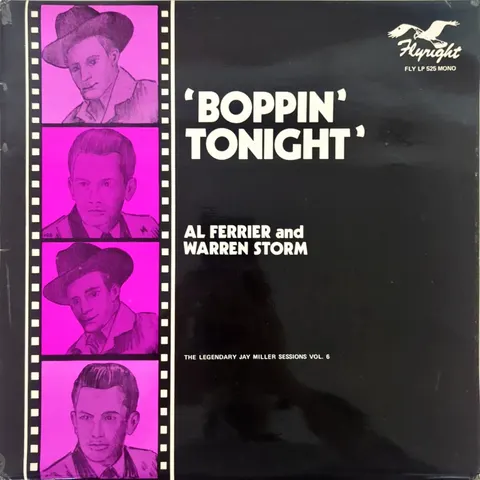 Al Ferrier And Warren Storm Boppin' Tonight LP FLYLP525 VG+