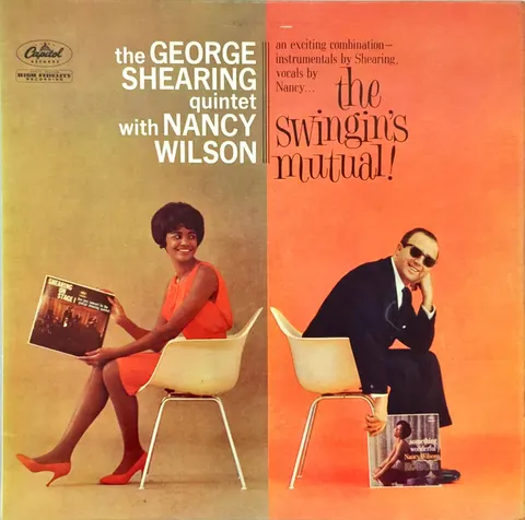 George Shearing With Nancy Wilson The Swingin's Mutual! LP T1524 good+