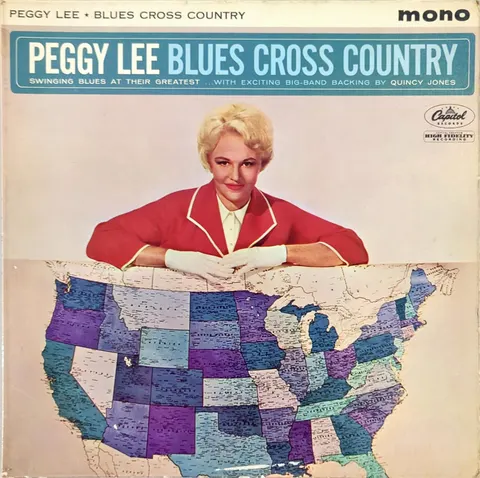 Peggy Lee Blues Cross Country LP T1671 VG