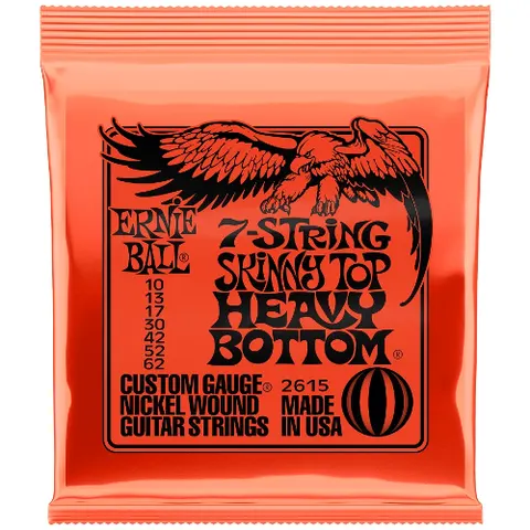Ernie Ball (10-62) 7-String Skinny Top Heavy Bottom