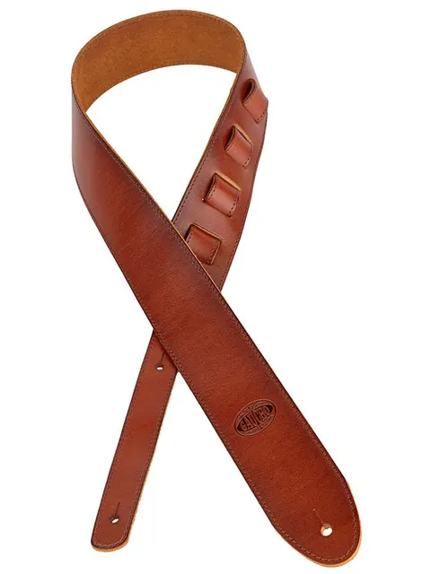 Pasek Gitarowy Gaucho Cobbler Series 6 cm Brązowy Koniak