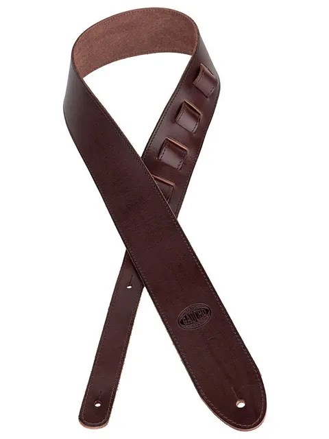 Pasek Gitarowy Gaucho Cobbler Series 6 cm Ciemnobrązowy