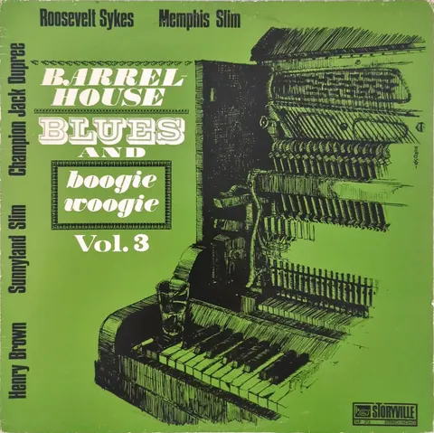 Barrelhouse Blues And Boogie Woogie, Vol. 3 LP SLP213 VG