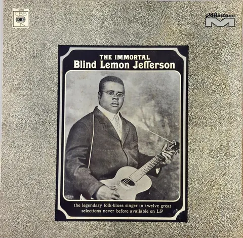 Blind Lemon Jefferson The Immortal Blind Lemon Jefferson LP M63738 good