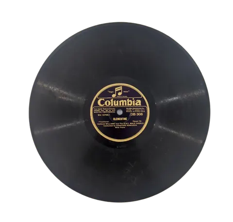 Harold Williams, The BBC Male Chorus: Clementine / Vilikins And His Dinah DB308 Columbia