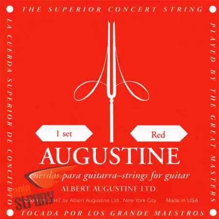 Albert Augustine Classic Red Medium Tension