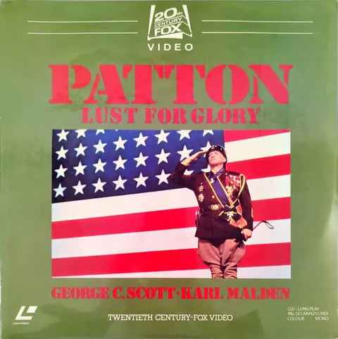 LaserDisc Patton Lust For Glory LP 100570 Mint