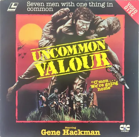LaserDisc Uncommon Valour LVG2103 VG