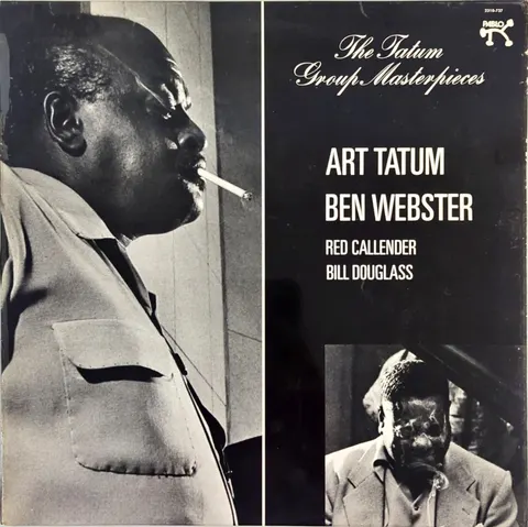 Art Tatum, Ben Webster The Tatum Group Masterpieces LP 2310737 VG+