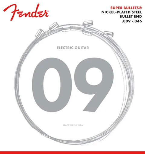 Fender (09-46) Nickelplated Steel - Super Bullets