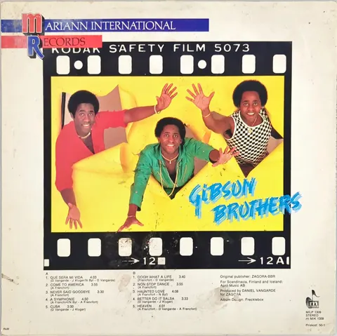 Gibson Brothers Que Sera Mi Vida" And Other Single Smash Hit LP MILP1309 VG