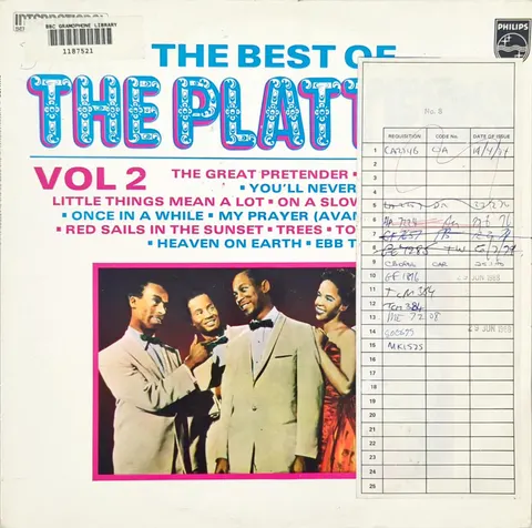 The Platters The Best Of The Platters Volume 2 LP 6336219 VG